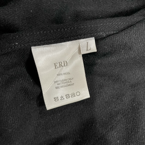 Enfants Riches Deprimes FW17 Asian Women Patch Thick Wool Shirt - Picture 10 of 12